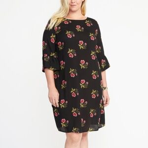 NWT: old navy Plus-Size Ruffle-Sleeve Shift Dress